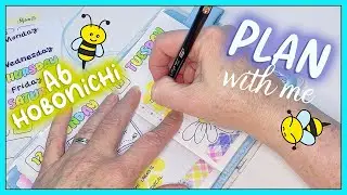 Plan With Me - A6 Hobonichi Daily | Bee Happy