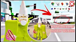 HOW TO TURN INTO CRAWLY WIZARD STEP BY STEP TUTORIAL BROOKHAVEN RP ROBLOX