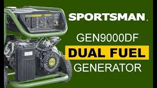 Powerful 9,000 Watt Dual Fuel Generator