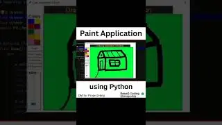 Paint Application Using Python with Code 