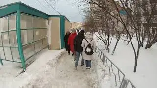 Магадан.  2) Портовая - Коммуны - Билибина-...   3 января 2020 г.
