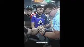 Irakli and Schoolboy's intense armwrestling 🦾🔥 