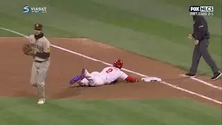 Бейсбол. Плей-офф MLB - 2022 /NLCS / 22.10.2022 / San Diego Padres @ Philadelphia Phillies [Game 4]
