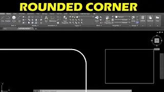 AutoCAD How to create rounded corners using FILLET