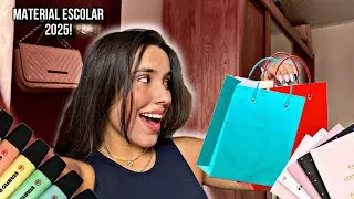 COMPRANDO MEU MATERIAL ESCOLAR 2025!