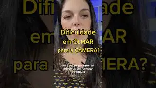 Técnica para te ajudar a olhar para a câmera. #shorts