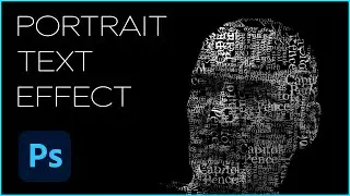 Photoshop Tutorial How To Create Letter Portrait Text Effect