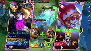 Global Dyrroth can easily Destroy this Ruby using this Build 💀 #mobilelegends #mlbb #jheayngaming