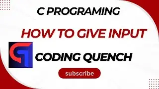 10. taking input using scanf function : C language for beginners