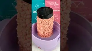 Melt a “jar” wax 😍🥰 #yeelen #yeelenwax #hairremoval #hardwax #waxbeads #waxingkit #asmr