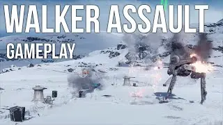 Star Wars Battlefront Beta | Walker Assault on Hoth Gameplay (PC)