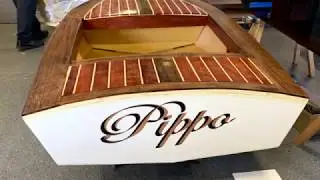 Marco Grasso's miniature Riviera sports boat
