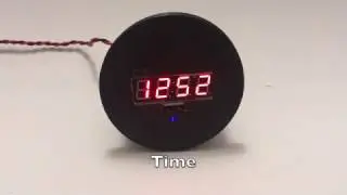 Ack's Custom Samurai Dash-Mounted Clock