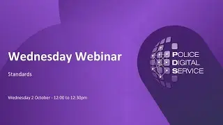 Wednesday Webinar: National Digital Standards
