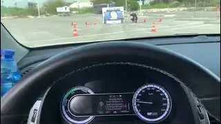 Проверка автономного экстренного торможения (неудачная)