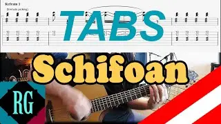 ★ Schifoan TABS - Ambros Gitarre lernen (mit Anschlagsrichtung)
