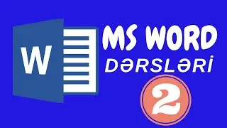 Fayl(File) menyusu - 1 (MS Word dərsləri)