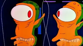 ¡LA PRIMERA APARICIÓN DE KANG Y KODOS! (Los Simpson / Castellano - Español de España)