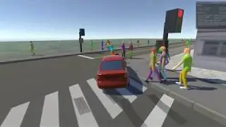 Traffic System - Human AI - Unity - WIP #3