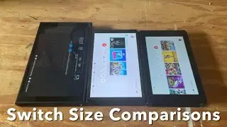 Comparing Switch Screen Sizes - Switch 2 VS Switch OLED VS Switch