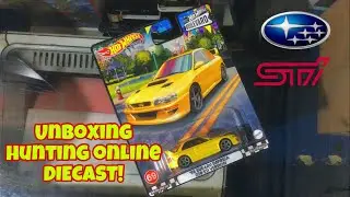 HOT WHEELS PREMIUM BOULEVARD - 98 SUBARU IMPREZA 22B-STi VERSION❗️UNBOXING HUNTING ONLINE DIECAST❗️