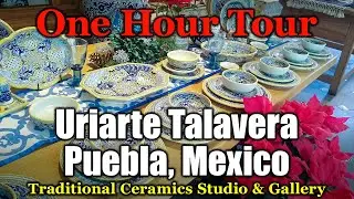 URIARTE TALAVERA Ceramics Studio Puebla, MX: One Hour Tour Of Workshop & Gallery! 