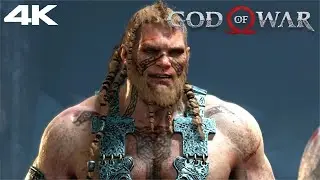 God of War (2018) PS5 - Magni & Modi Boss Fight 4K