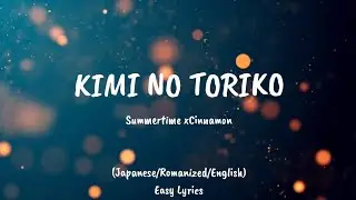 Summertime x Kimi No Toriko (Romanized/Japanese/English) Easy Lyrics