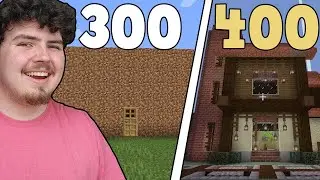 I Survived 400 Days in HARDCORE MINECRAFT (1.18)