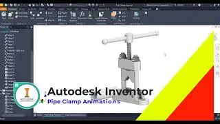 Autodesk Inventor Tutorial: Pipe Clamp Device Animation & Exploded View