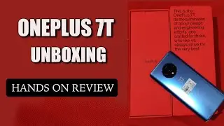 OnePlus 7T Unboxing and quick review.