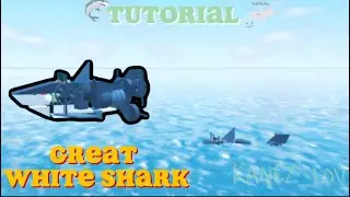 tiny GREAT WHITE SHARK tutorial | plane crazy
