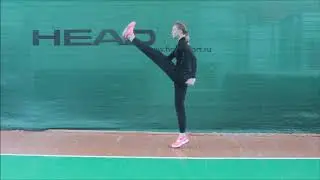 Обучение технике прыжка в высоту с  разбега способом 
