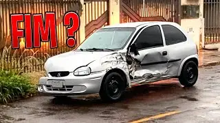 THEY HIT THE CORSA!