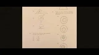 CSEC | CXC Technical Drawing Paper 1 2023 Numbers 45 - 47