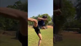 Spinning wheel kick Day 15 of learning kicks 