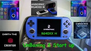 Anbernic RG 40XX H Unboxing and game play 