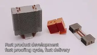 Copper tube aluminum heat sink