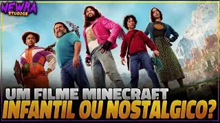 UM FILME MINECRAFT: INFANTIL OU NOSTÁLGICO? MINHA OPINIÃO!