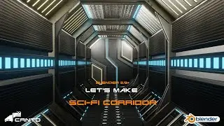 Let's Make A Sci-Fi Corridor In Blender | Blender Tutorial | Sci-Fi Art In Blender