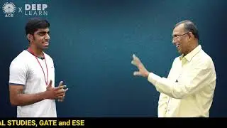 Mr Vatsal Panchal GATE2021 All India 7th Ranker in Mechanical Engineering (ME) | ACE DeepLearn