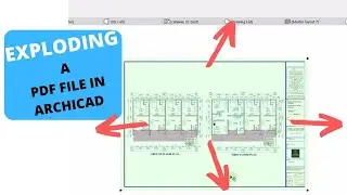 Exploding Pdf file in ArchiCad23