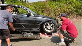 Broken Drift Car back into it's Trailer