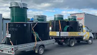 Обычный день 18 августа из видео отчетов профессионалов Монтажников компании Септиксиб!