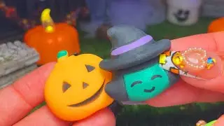 ASMR 🎃 Halloween Mini Squishy Town (Short Films & Cozy Vibes) 🍁
