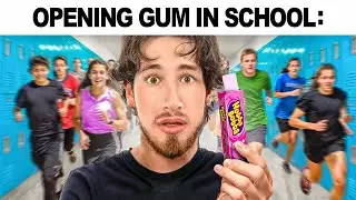 When you bring gum to class (Relatable School Tiktoks)