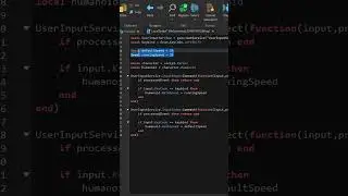 How to create a shift to sprint system in roblox studio! #shorts #robloxdev