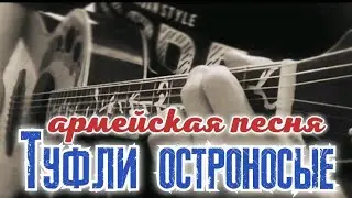 ТУФЛИ ОСТРОНОСЫЕ замечательная армейская песня под гитару