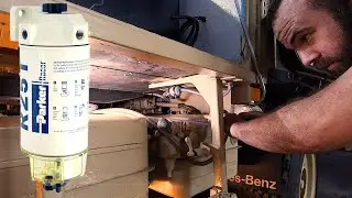 Diesel Pre Filter Installation, Unimog 404 Diesel (OM617)