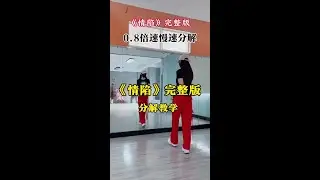 《情陷》0 8倍慢速跟练版#零基础学舞蹈 #一学就会系列 #一步一步教会你跳舞